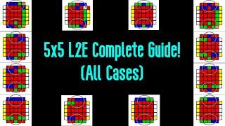 [Advanced] 5x5 Last 2 Edges COMPLETE Guide