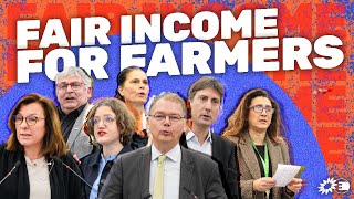 Green MEPs demand fair income for farmers!