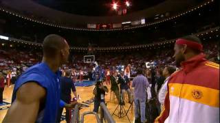 LeBron James and Dwight Howard Half-Court Contest