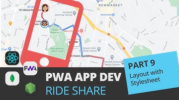 Rideshare app part 9 - Creating the layout with Stylesheet (CSS)