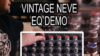 Vintage Neve Console EQ Demo 3114/3115