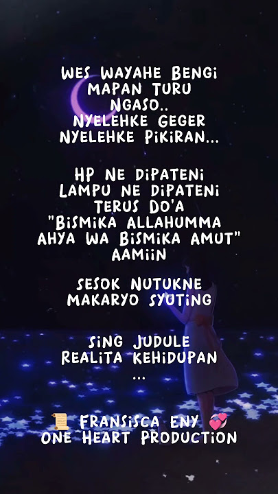 #story_jawa - Wes Wayahe Bengi, Mapan Turu, Ngaso, Nyelehke Geger, Nyelehke Pikiran..