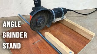 How To Make A Angle Grinder Stand . Woodworking .DIY