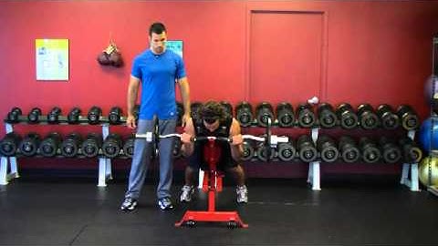 EZ Bar Spider Curl   SG