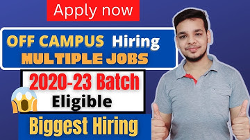 Deloitte | IBM | OFF Campus Job Drive 2023 | Fresher Jobs | Latest Hiring 2021 2022 2023 Batch