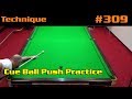 The best centre cue ball finding practice i know