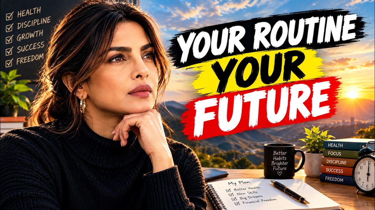 Your Routine Is Your Future | Priyanka Chopra Motivational Speech - YouTube