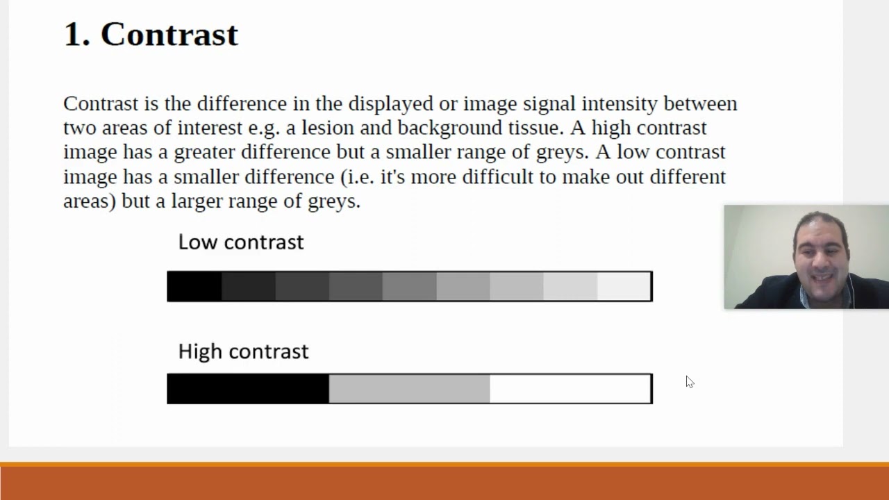 Lect no 10 -FRCR Physics Course X Ray image quality
