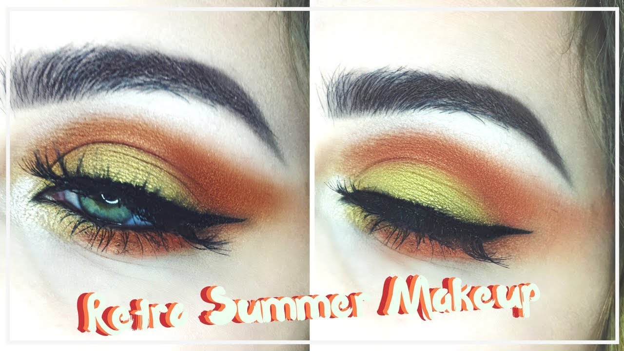 [ RETRO FILM ] // SUMMER COLORFUL MAKEUP 70s Style / TUTORIAL (8mm film)