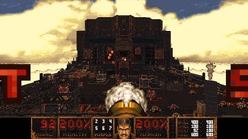 Doom 2 - Zeppelin Armada (Maps 17 & 18: Flying Time Fortress & Zeppelin Armada) UV-Max (Author: BiZ)