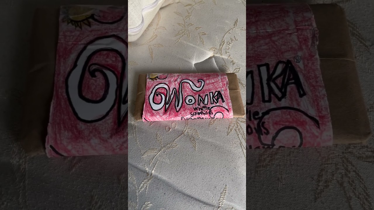 Willy Wonka chocolate bars 🎩 🍫￼.￼