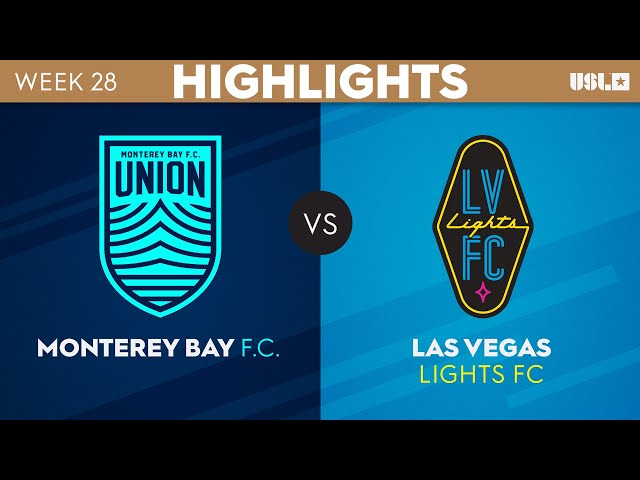 9.16.2023  Monterey Bay F.C. vs. Las Vegas Lights FC - Game Highlights 