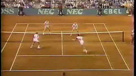 Davis Cup 1990 final highlights doubles USA vs Aus...