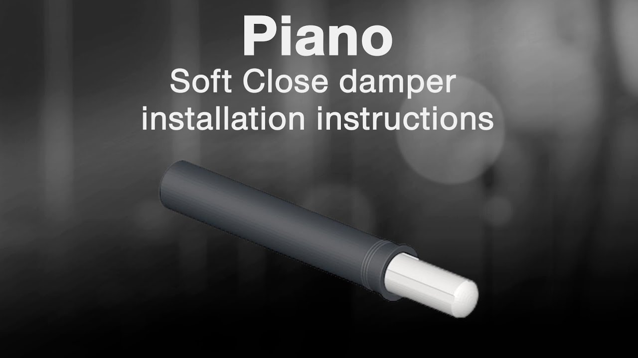 “Piano” retrofittable damping system for hinges YouTube