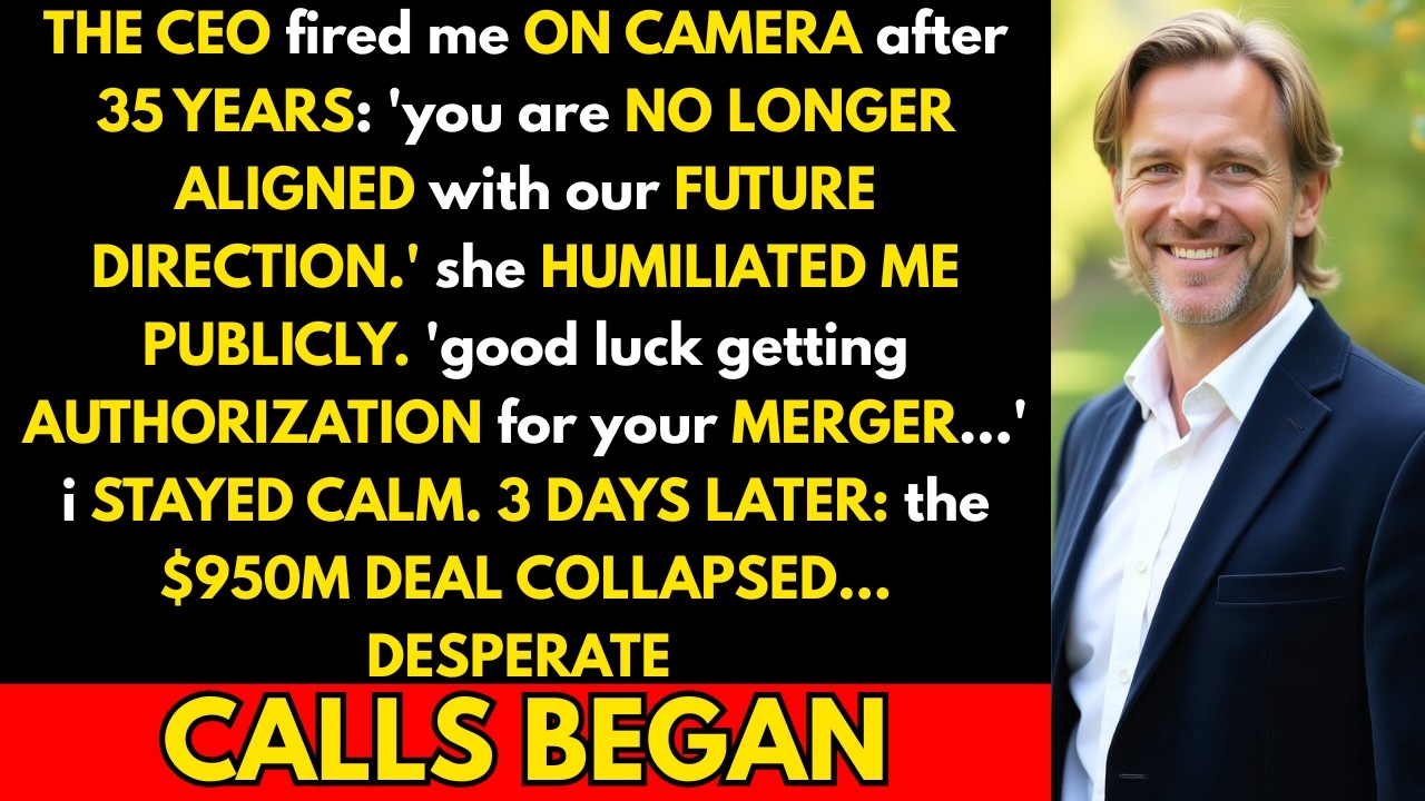 I Got Fired In Front Of Everyone After 35 Years—The $950M Merger Collapsed  3 Days | OFFICE REVENGE