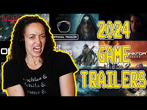 2024 GAME TRAILERS reaction - NOBODY WANTS TO DIE, ELDER SCROLLS, EXODUS, SINKING CITY 2 and more...