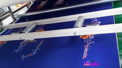 In vải áo dài sử dụng phương pháp in chuyển nhiệt