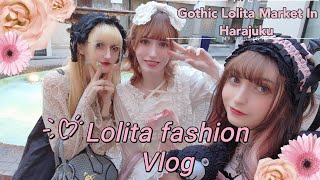 Kawaii fashion Vlog Gothic Lolita Market in Harajuku