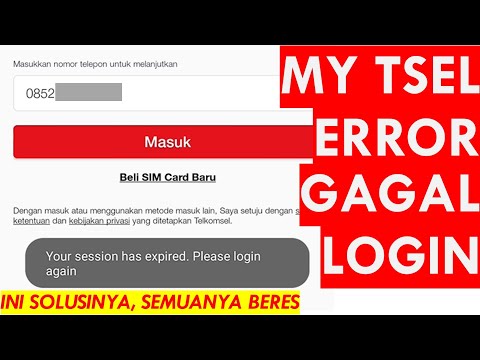 MY TELKOMSEL GANGGUAN TIDAK BISA LOGIN ATAU MINTA LOGIN TERUS INI SOLUSINYA MY TELKOMSEL MINTA LOGIN