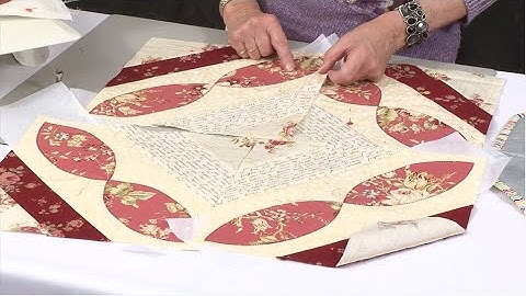 Blanket Stitch Applique by Machine with Valerie Nesbitt (Taster Video)