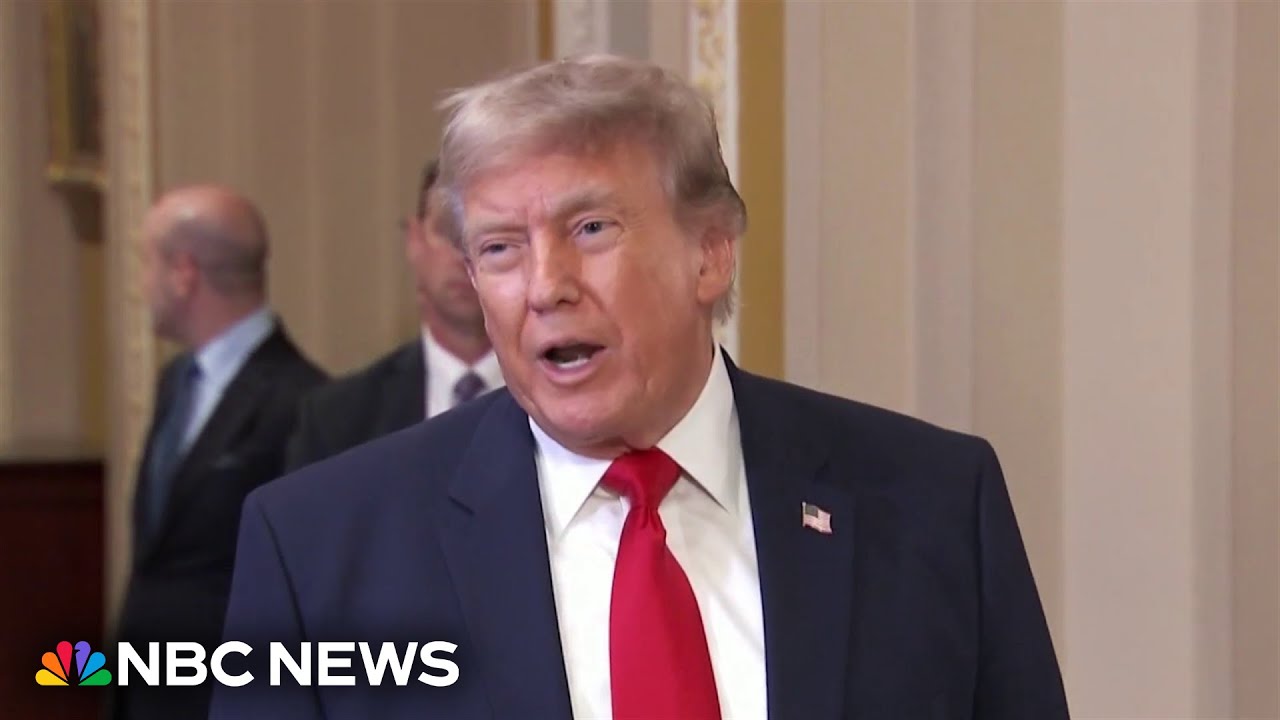 Trump and GOP senator in shouting match during closed-door meeting Trump and GOP senator in shouting match during closed-door meeting