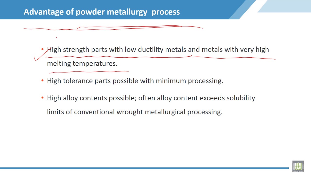 Material Science - 2 | C4-L4 | Advantage of powder metallurgy process ...