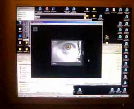 MTmini Multitouch surface and TouchLib test