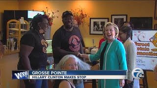 Hillary Clinton in Grosse Pointe Park