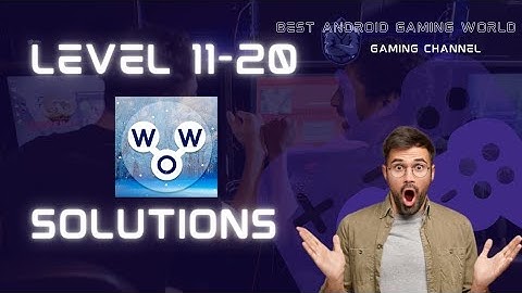 Words of Wonders: Crossword level 11-20 | Word puzzles | levels 11,12,13,14,15,16,17,18,19,20|#WOW