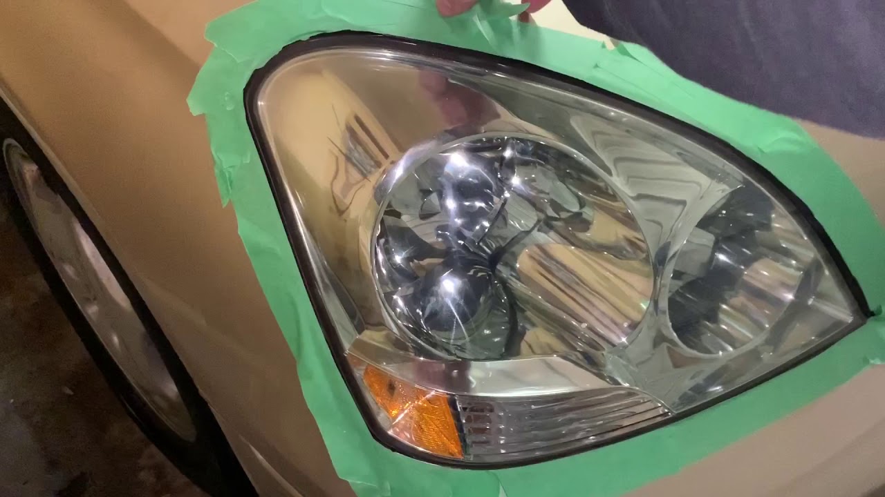 Lexus LS 430 headlight restoration YouTube