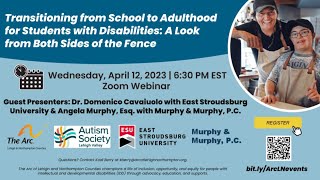 Transitioning from School to Adulthood for Students with Disabilities