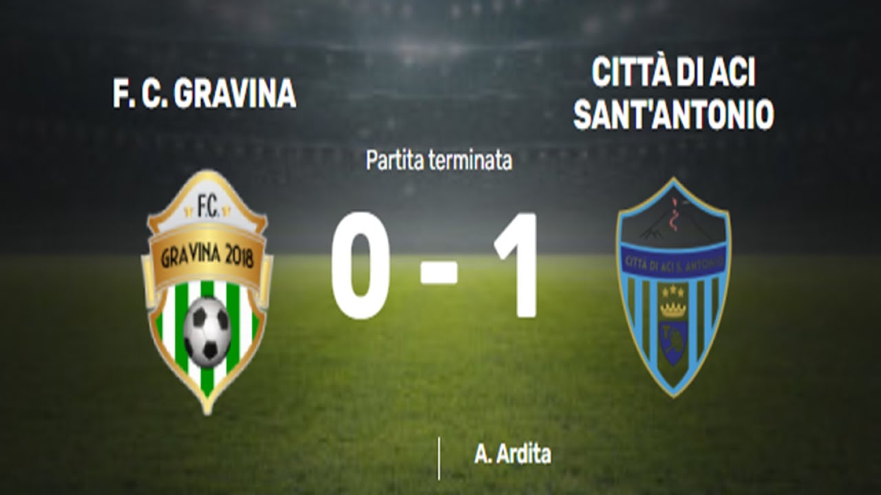 HIGHLIGHTS - JUNIORES U19 - GIRONE B| F.C GRAVINA 0-1 CITTA' DI ACI SANT'ANTONIO