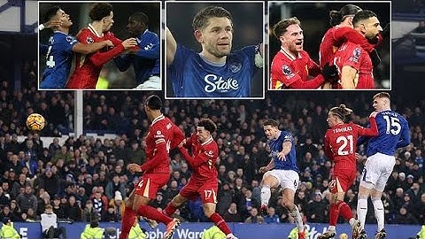 Last-Gasp Tarkowski Equalizer Seals Thrilling 2-2 Draw in Final Goodison Merseyside Derby
