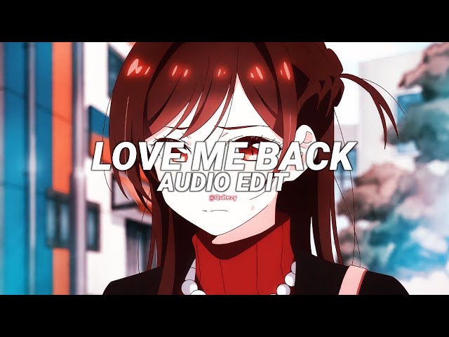 love me back - trinidad cardona [edit audio] class=