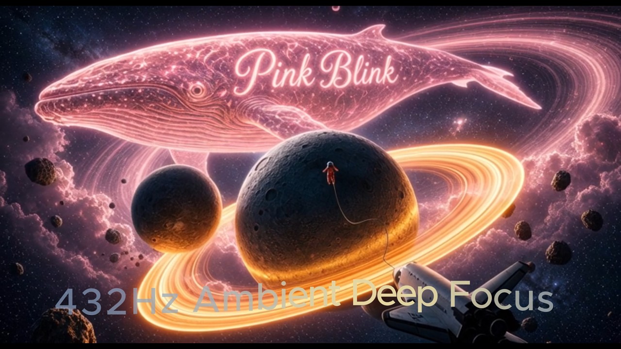 Pink Blink | 432Hz Ambient Deep Focus & Cosmic Soundscape for Sleep