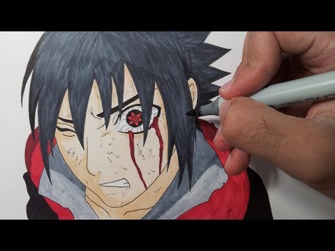 Drawing Sasuke Mangekyou Sharingan By Yair Sasson Art
