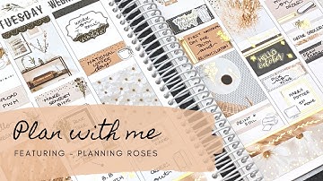 September - October 2021 || Plan With Me in my Memory Planner - Featuring Planning Roses