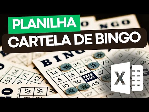 Planilha cartela e jogo de Bingo