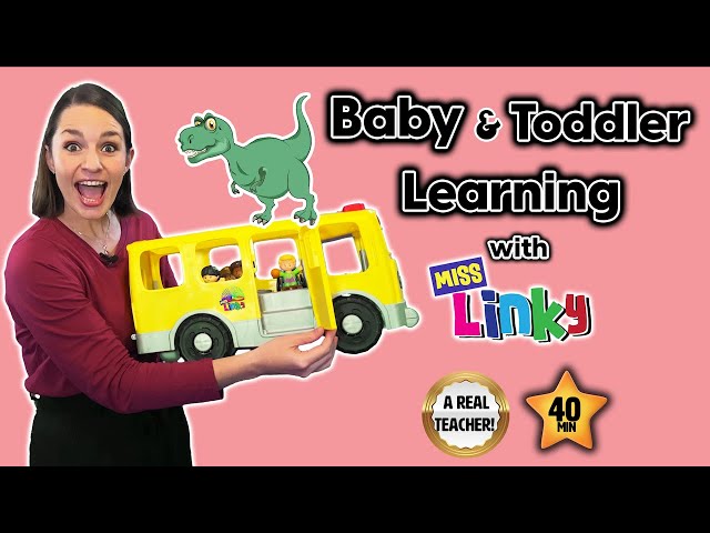 Learn to Talk with Miss Linky | Baby and Toddler First Words | Nursery Rhymes class=