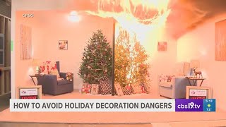 How to avoid holiday decoration dangers