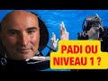 Padi ou niveau 1  question la plus importante pour dbuter en plonge  plongeesousmarine padi