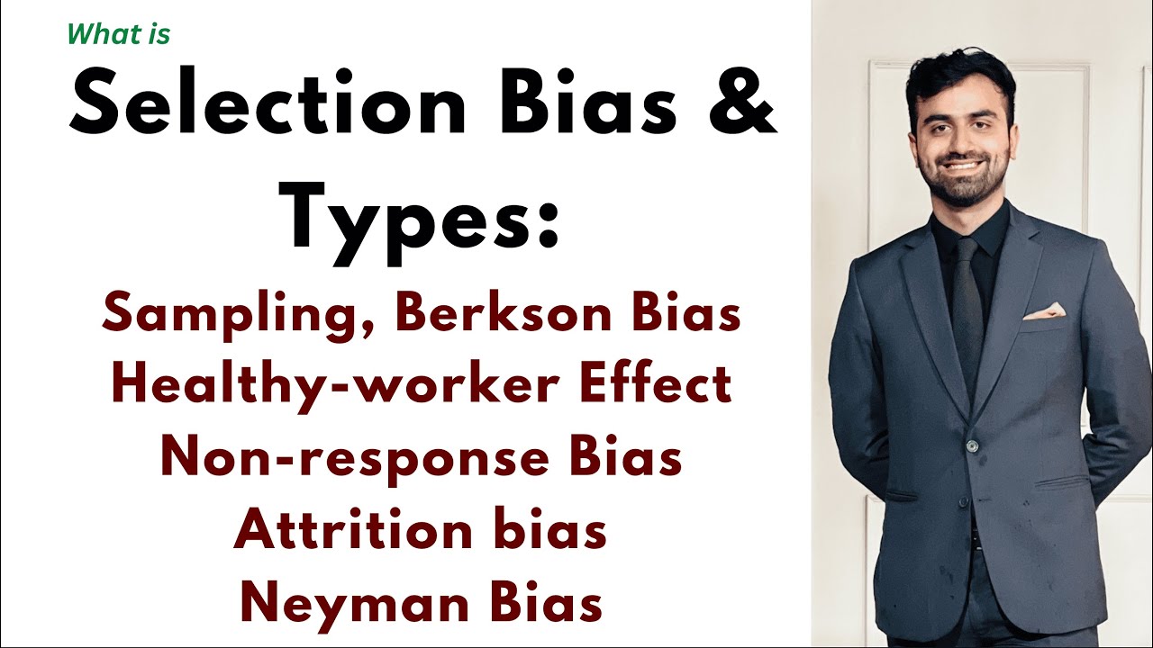 Selection bias, Recall bias, Berkson Bias, healthy worker, Nonresponse bias Attrition bias USMLE