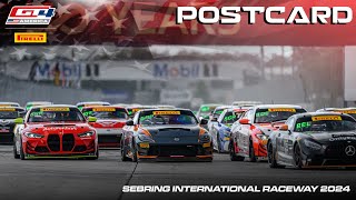 POSTCARD | Sebring International Raceway | Pirelli GT4 America 2024