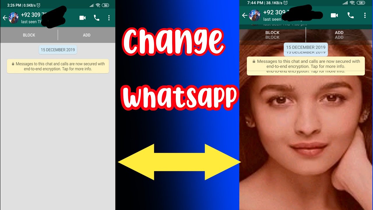 how to change your whatsapp chat background YouTube