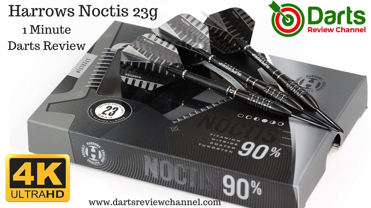 Harrows Noctis 23g 1 Minute Darts Review In 4K Ultra HD YouTube