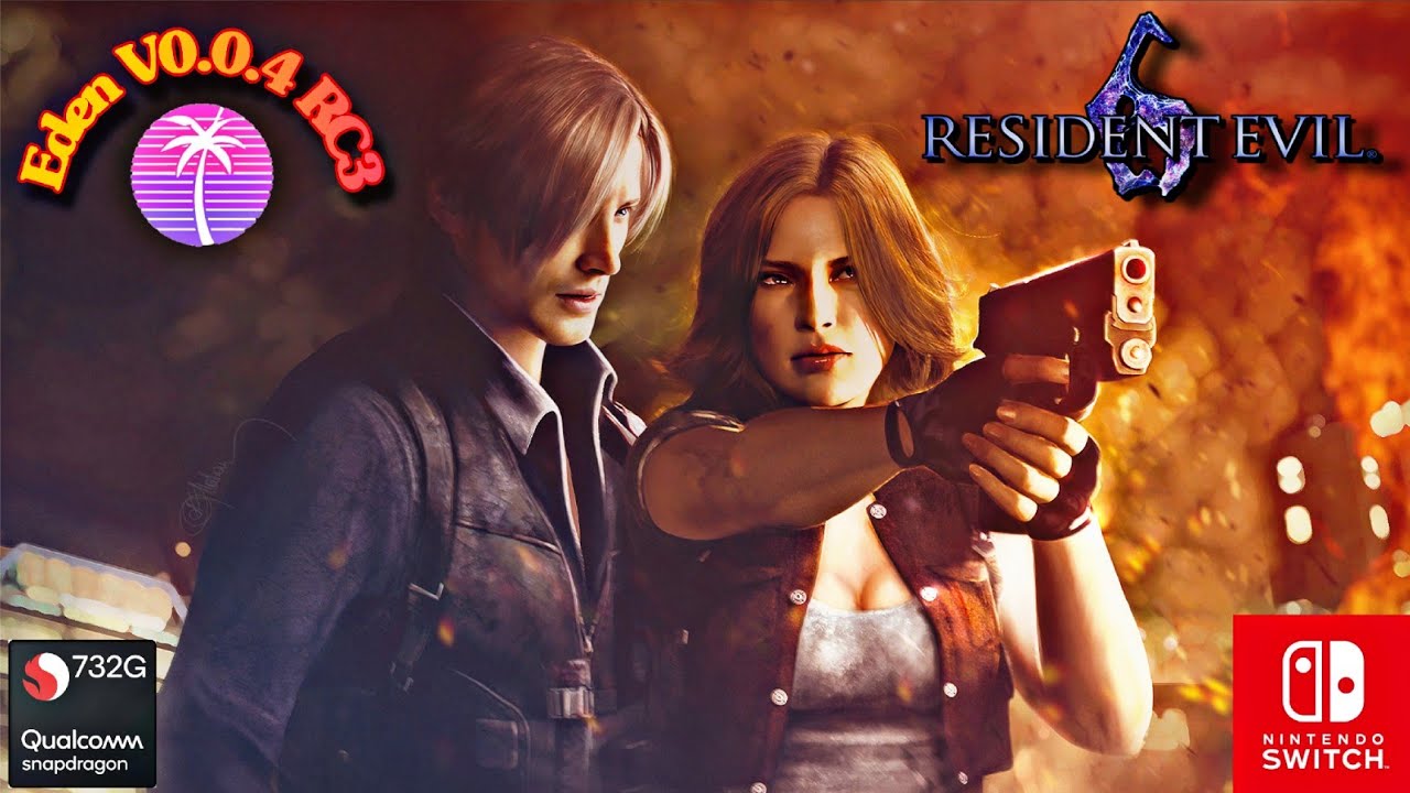 Resident Evil 6 2019 (HD) Gameplay | New Eden V4 (Switch) Emulator Android | Switch, PC, PS4, XBOX