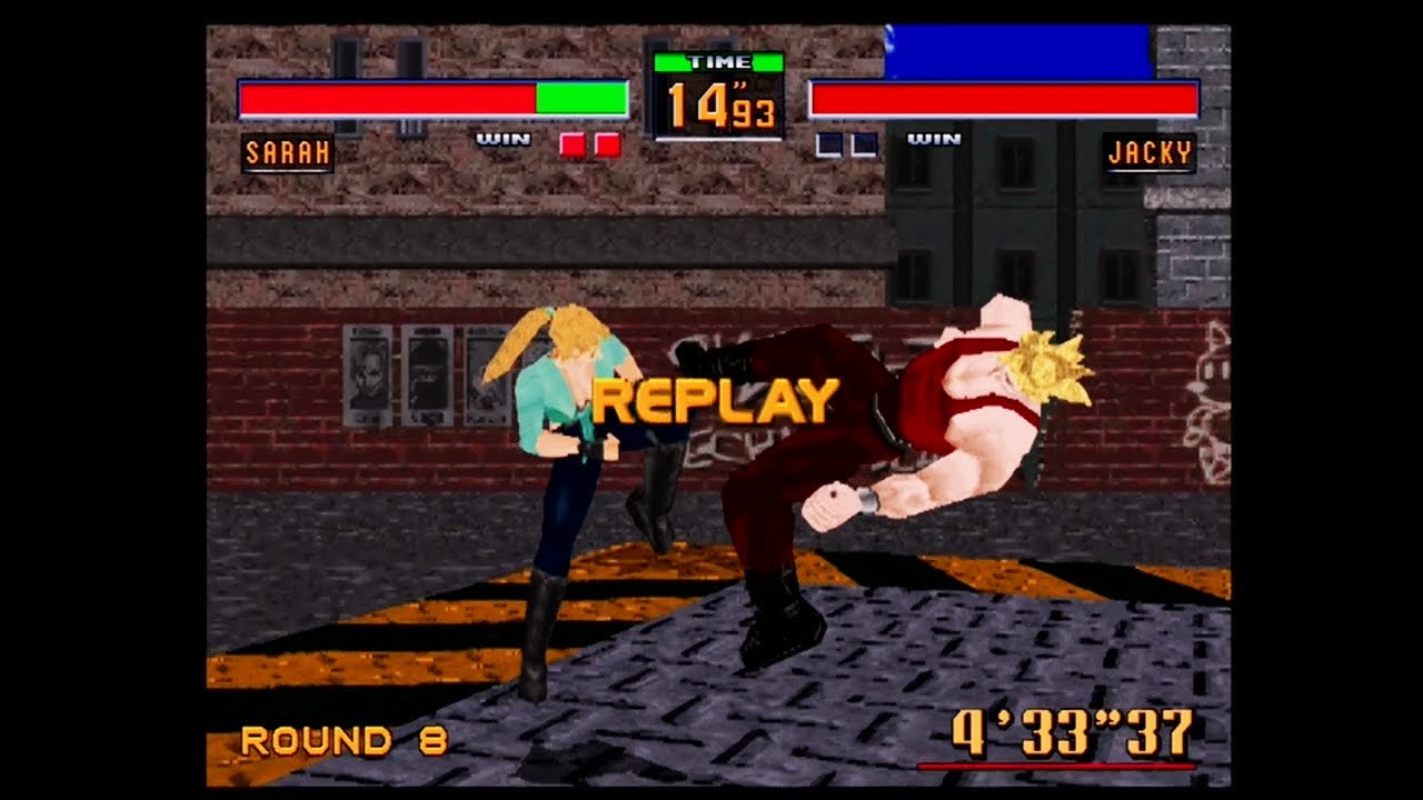 バーチャファイター2 Virtua Fighter 2 (SS) - 2023年11月5日のプレイ2 