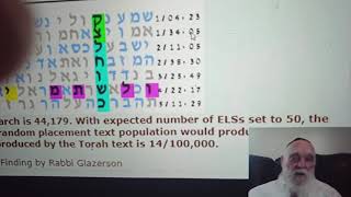 Bible Code Remooved Darkness covered world Professor Robert Haralick Rabbi Mayityahu Glazerson