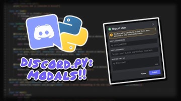 Making a Discord Bot In Python (Part 28: Modals)