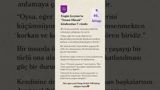 Engin Geçtan’ın “İnsan Olmak” Kitabından 7 Cümle Resimi